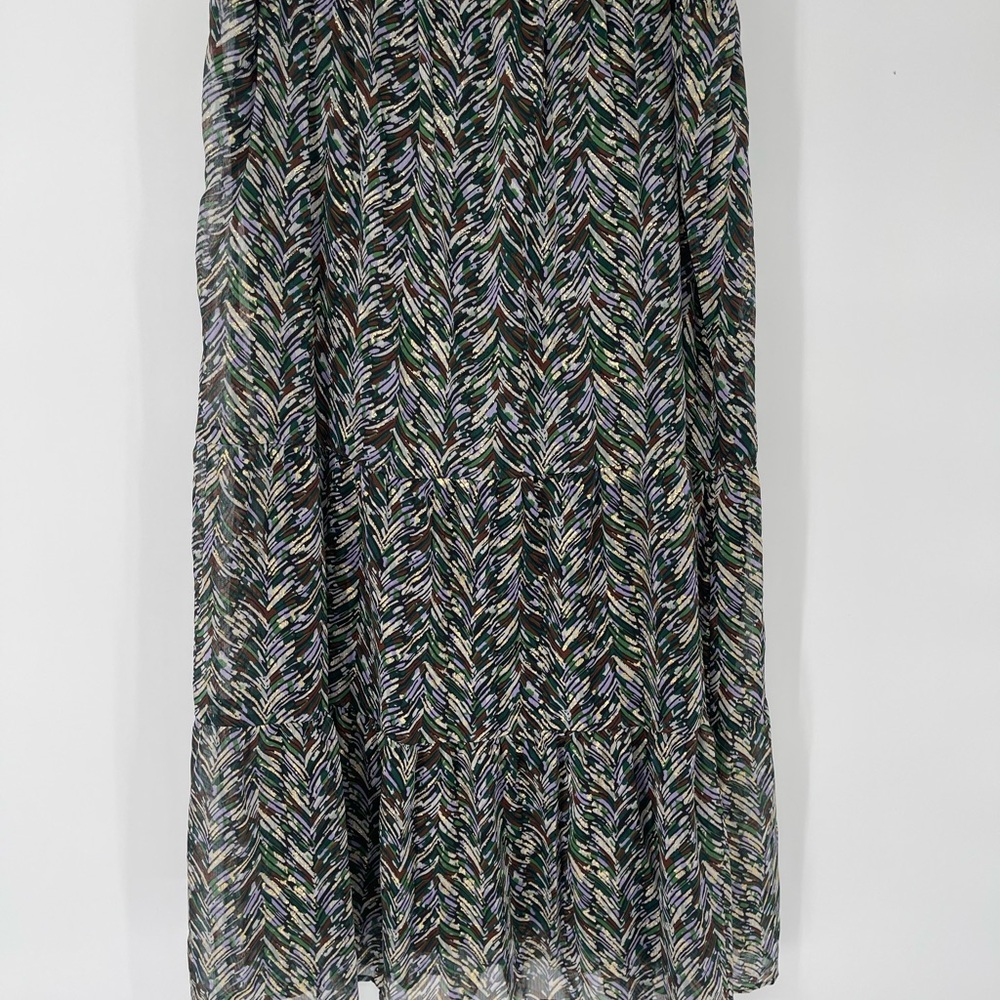 Chic Multicolor Maxi Skirt